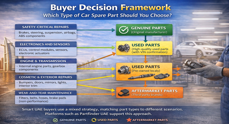 Buyer Decision Framework for Car Parts