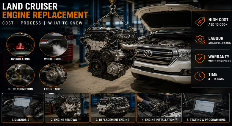 Toyota Land Cruiser Engine in UAE
