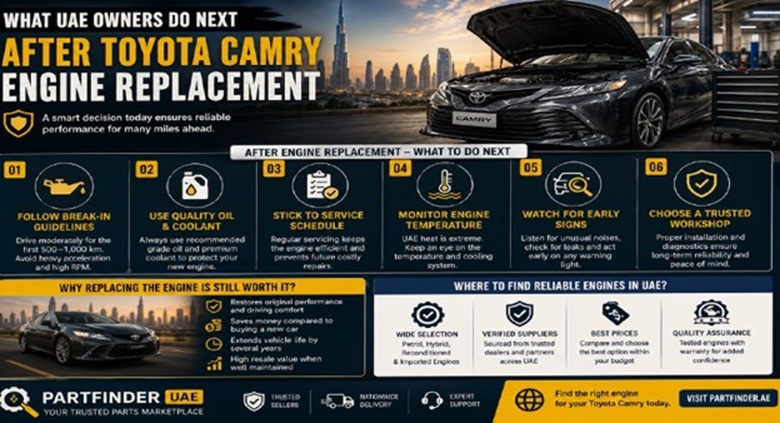 Camry Replacement Engines in UAE