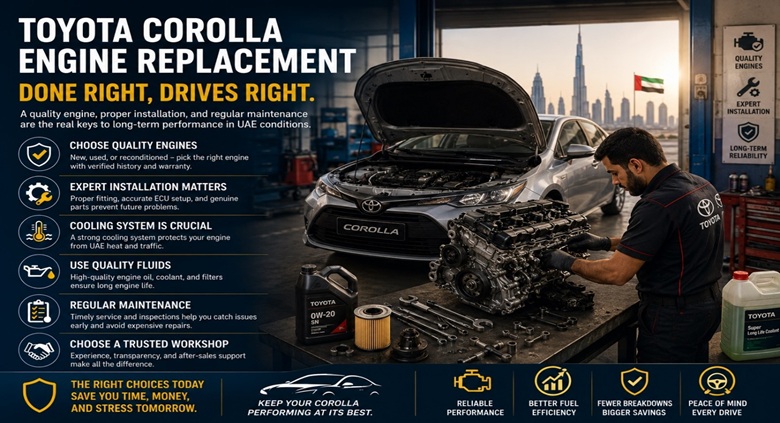 Corolla Replacement Engines in UAE