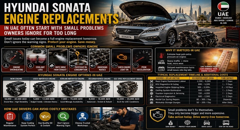 Hyundai Sonata Engines in UAE