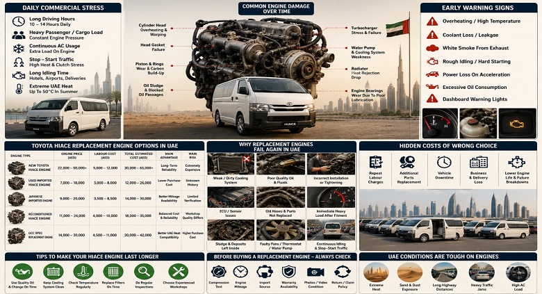 Toyota Hiace Engines in UAE