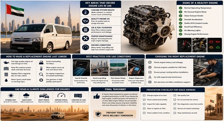 Hiace Replacement Engines in UAE