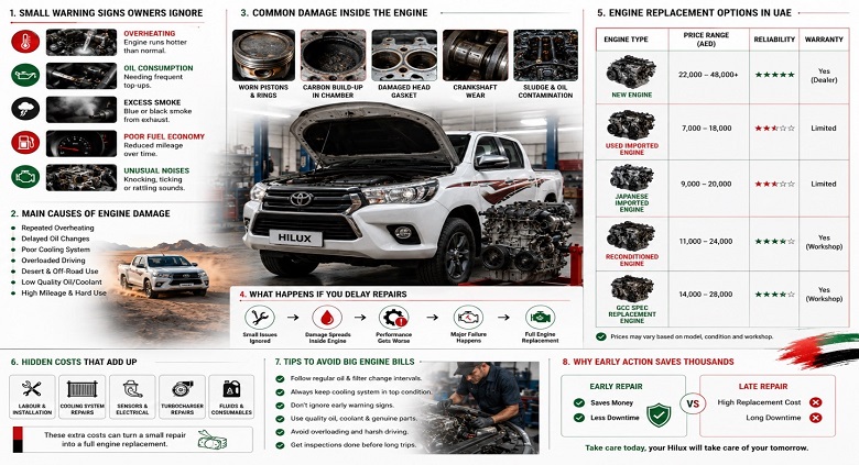 Toyota Hilux Engines in UAE
