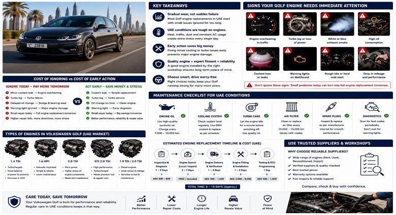 Golf Replacement Engines in UAE