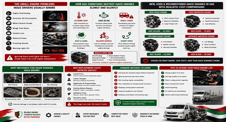 Toyota Hiace Engines in UAE