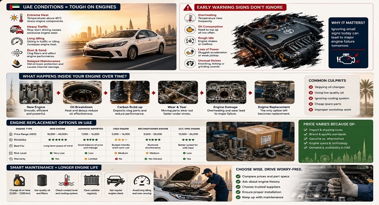 Toyota Corolla Engines in UAE