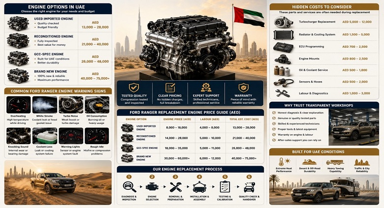 Ford Ranger Engines in UAE