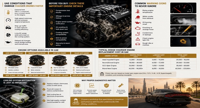 Dodge Charger Engines in UAE