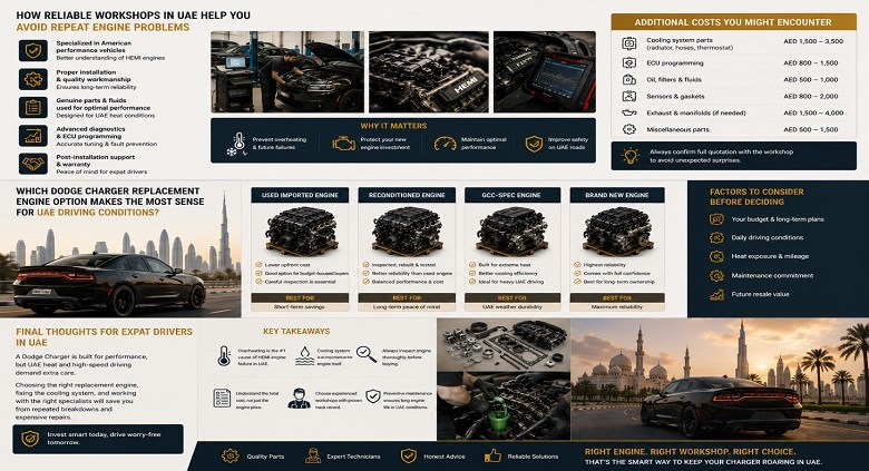 Charger Replacement Engines in UAE