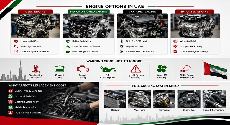 RAV4 Replacement Engines in UAE
