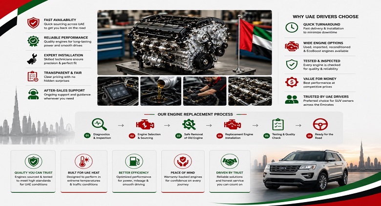 Explorer Replacement Engines in UAE