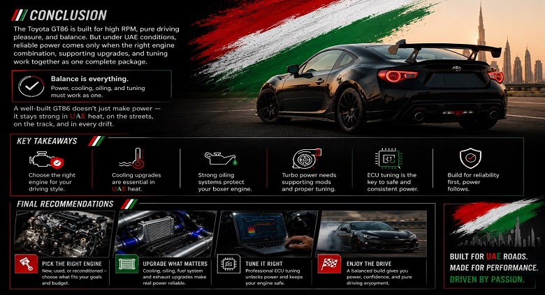 GT86 Replacement Engines in UAE