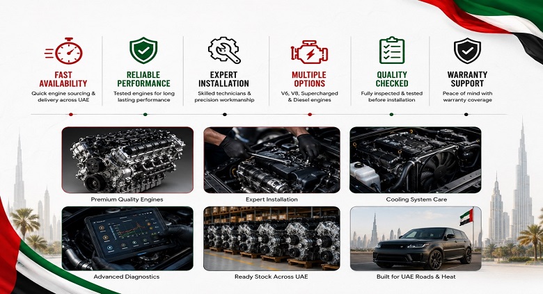 Range Rover Sport Engines in UAE