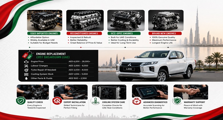 Mitsubishi L200 Engines in UAE