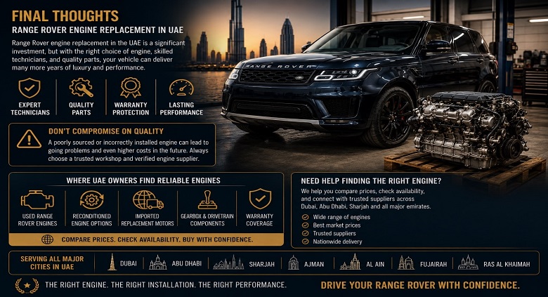 Range Rover Replacement Engines in UAE