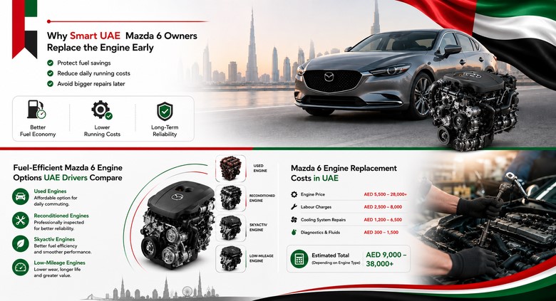 Mazda 6 Engines in UAE