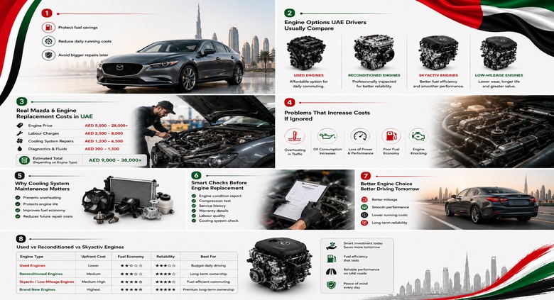 Mazda 6 Replacement Engine Solutions