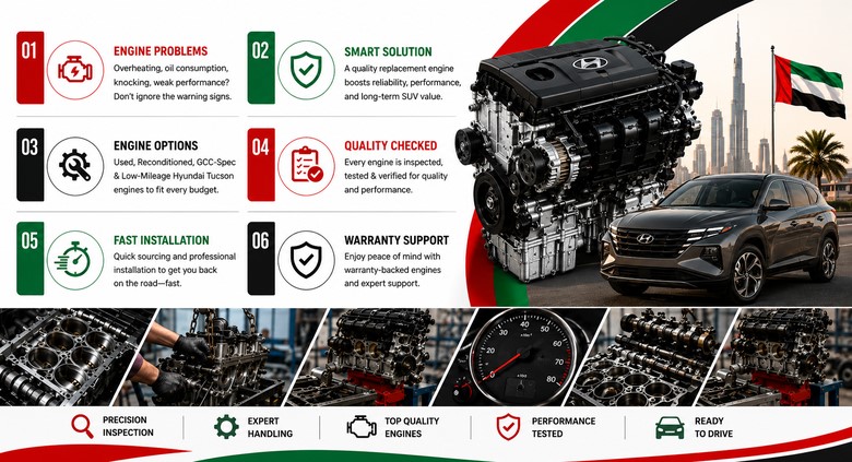Hyundai Tucson Replacement Engines in UAE