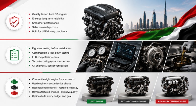 Audi Q7 Engines in UAE