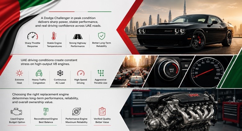 Dodge Challenger Engines in UAE