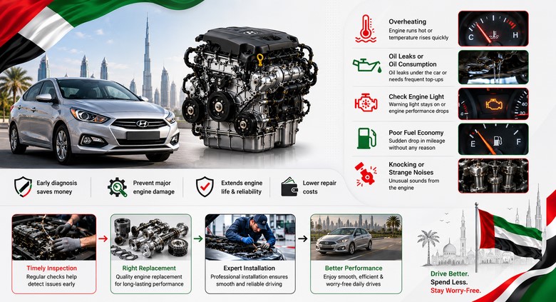 Hyundai Accent Engines for Sale in UAE