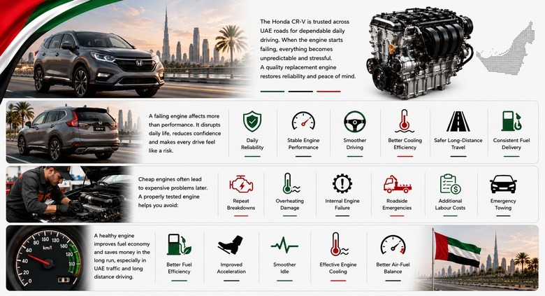 CR-V Replacement Engines in UAE