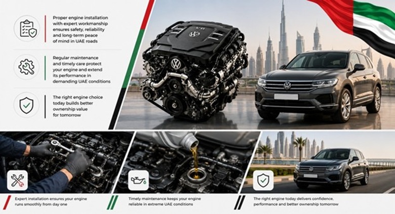 Volkswagen Touareg Engine for Sale in UAE