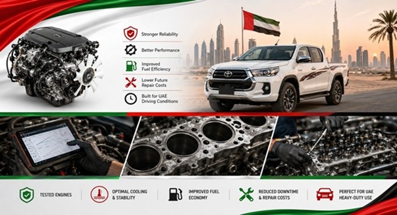 Toyota Hilux Engine for Sale in UAE