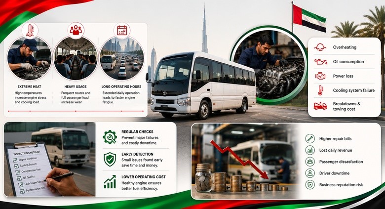 Coaster Replacement Engines in UAE