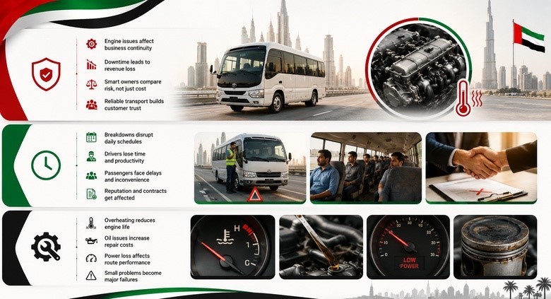 Toyota Coaster Engines in UAE