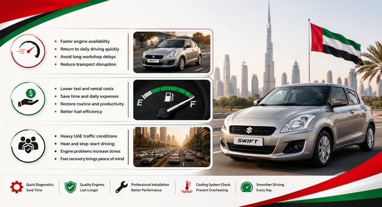 Suzuki Swift Engines in UAE