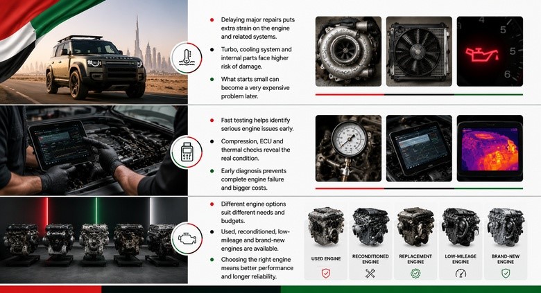 Defender Replacement Engines in UAE