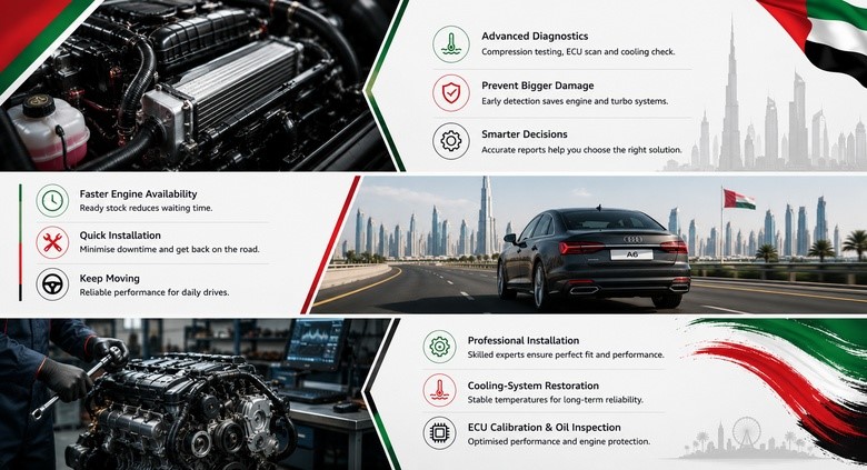 A6 Replacement Engines in UAE