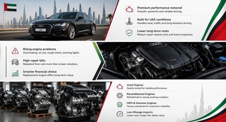 Audi A6 Engines in UAE