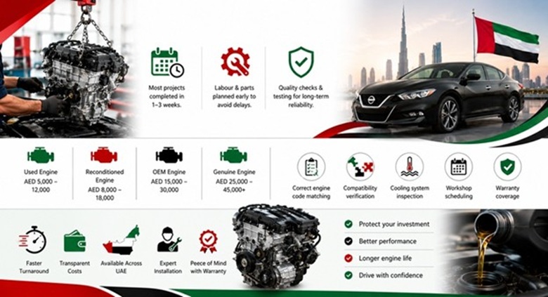 Maxima Replacement Engines in UAE