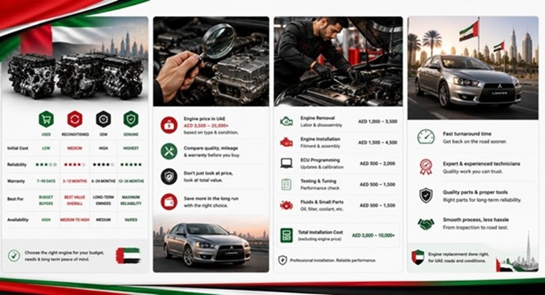 Mitsubishi Lancer Replacement Engine Solutions