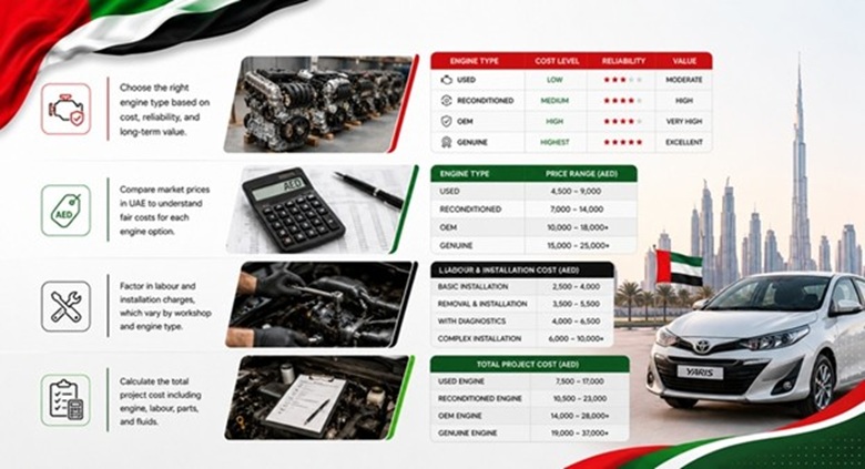 Yaris Replacement Engines in UAE