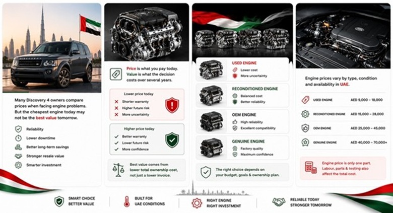 Land Rover Discovery 4 Engines in UAE