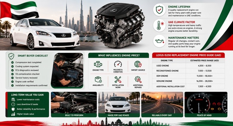 Lexus IS250 Replacement Engine Solutions