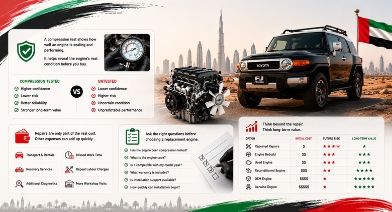 Toyota FJ Cruiser Engines for Sale in UAE