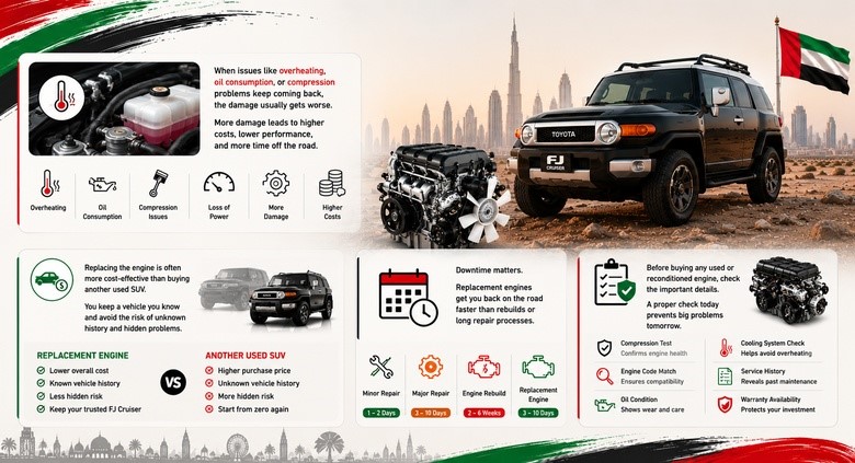 Toyota FJ Cruiser IS250 Replacement Engine Solutions