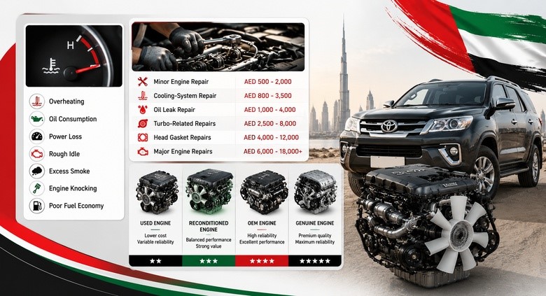 Toyota Fortuner Engines in UAE