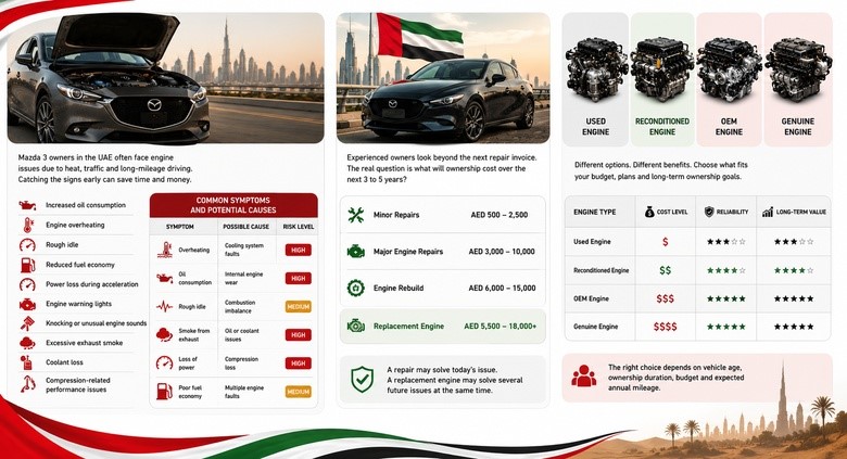 Mazda 3 Engines in UAE