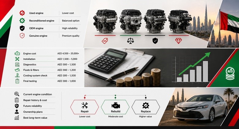 Camry Replacement Engines in UAE