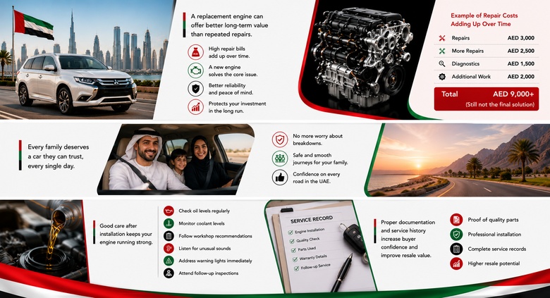 Mitsubishi Outlander Engines in UAE