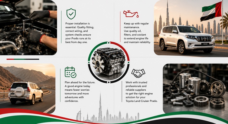 Toyota Land Cruiser Prado Engines in UAE