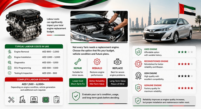 Toyota Yaris Engines in UAE