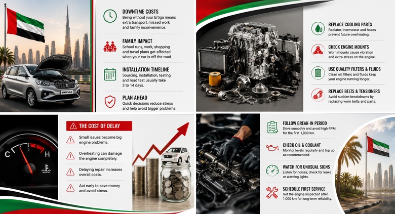 Ertiga Replacement Engines in UAE