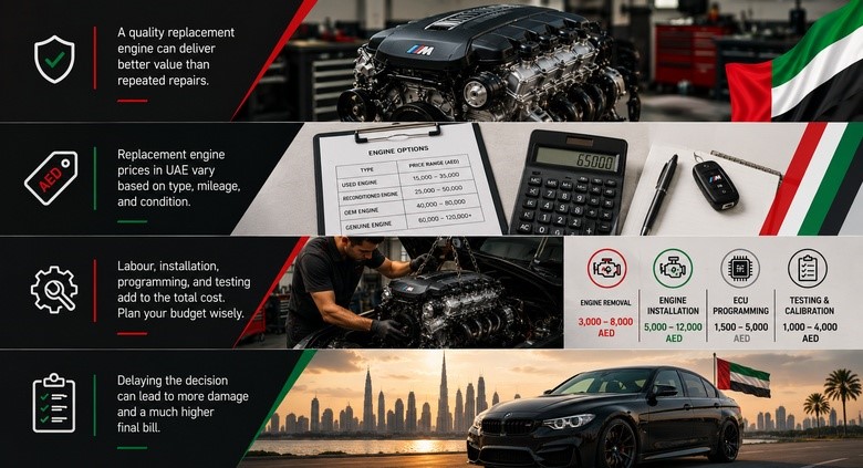 M3 Replacement Engines in UAE